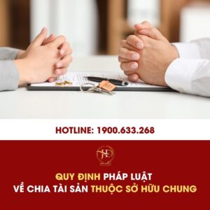 Quy Định Pháp Luật Về Chia Tài Sản Thuộc Sở Hữu Chung