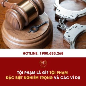 Tội phạm là gì? Tội phạm đặc biệt nghiêm trọng và các ví dụ