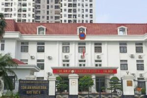 Trụ sở TAND khu vực 6 - Hà Nội.