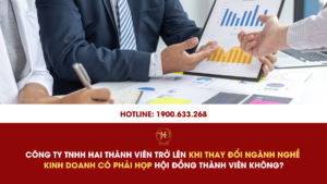 Công Ty TNHH Hai Thành Viên Trở Lên Khi Thay Đổi Ngành Nghề Kinh Doanh Có Phải Họp Hội Đồng Thành Viên Không?